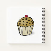 Carnet Texte personnalisé mini-muffin personnalisé (Dos)