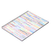 Carnet Texte positif en direct blanc (Côté gauche)