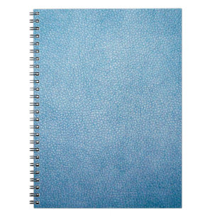 Carnet textile bleu