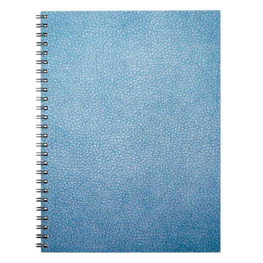 Carnet textile bleu (Devant)