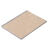 Carnet textile Brown (Côté gauche)
