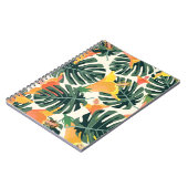 Carnet Textile Exotique Tropical Coloré (Côté gauche)