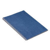 Carnet Textile fabric bleu fashion jean denim (Côté Droit)