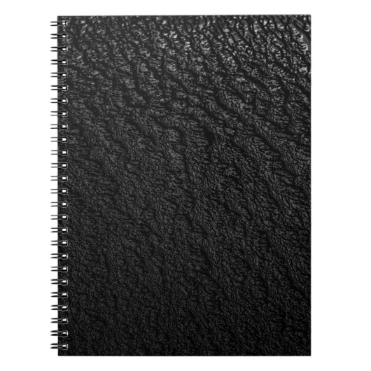 Carnet textile floral noir et gris (Devant)
