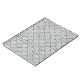 Carnet textile graphique gris (Côté gauche)
