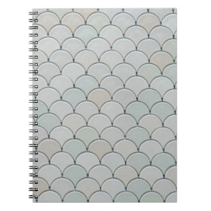 Carnet textile graphique gris