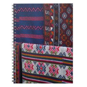 Carnet Textiles colorés du Bhoutan