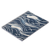 Carnet Textiles Indigo Japonais (Côté gauche)