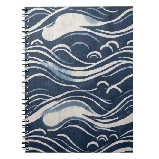 Carnet Textiles Indigo Japonais (Devant)
