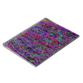 Carnet Texture Abstrait Multicolore Vibrant (Côté gauche)