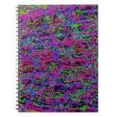 Carnet Texture Abstrait Multicolore Vibrant (Devant)