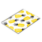 Carnet Texture ananas, Motif d'été Vintage. (Côté gauche)