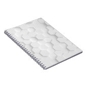 Carnet Texture arrière - plan blanche. Illustration 3d, 3 (Côté Droit)