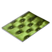 Carnet texture Arrière - plan du capitone vert foncé auth (Côté gauche)