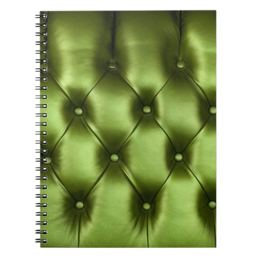 Carnet texture Arrière - plan du capitone vert foncé auth (Devant)