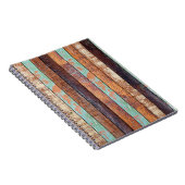Carnet texture arrière - plan en bois vertical vieilli (Côté Droit)