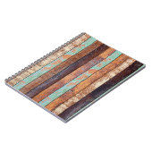 Carnet texture arrière - plan en bois vertical vieilli (Côté gauche)