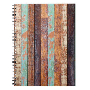 Carnet texture arrière - plan en bois vertical vieilli