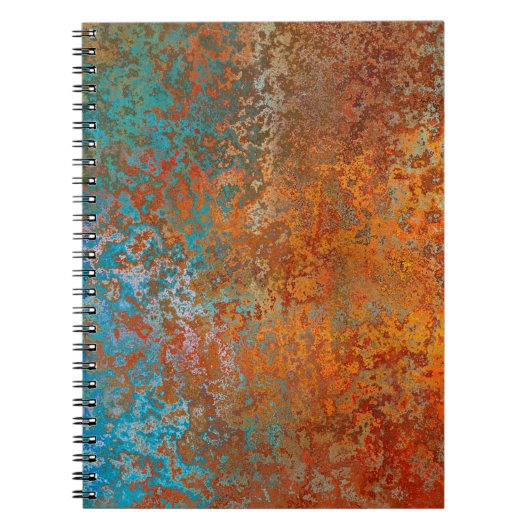 Carnet texture Arrière - plan rouille vieux brun (Devant)