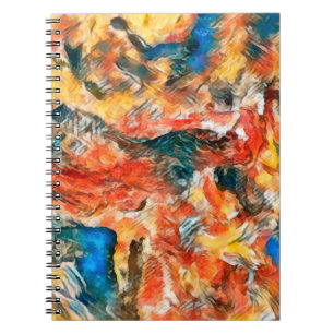 Carnet Texture artistique. Illustration. Voie moderne cré