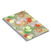 Carnet Texture Avec Tranches De Légumes (Côté Droit)