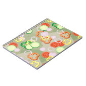 Carnet Texture Avec Tranches De Légumes (Côté gauche)