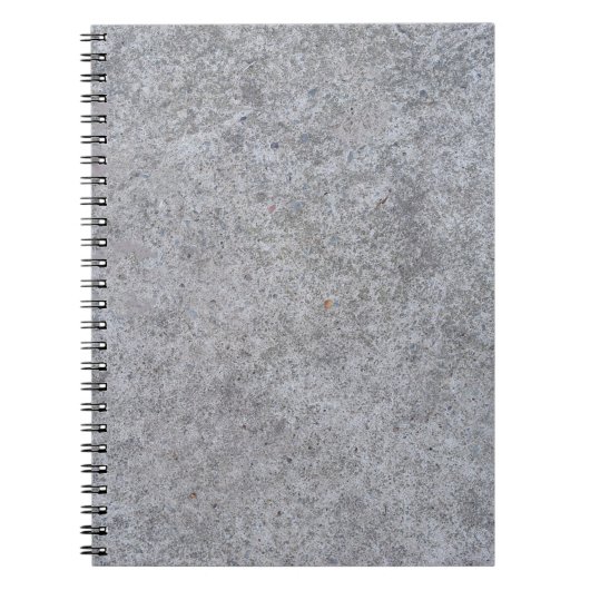 Carnet Texture béton gris pierre fine (Devant)