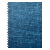 Carnet Texture bleu denim, texture bluejeans (Devant)