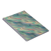 Carnet Texture bleue Iris Wavy (Côté Droit)