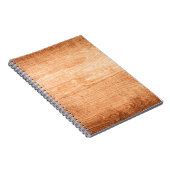 Carnet texture bois foncé surface arrière - plan avec vie (Côté Droit)