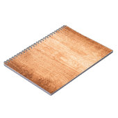 Carnet texture bois foncé surface arrière - plan avec vie (Côté gauche)