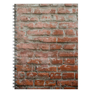 Carnet Texture. Brick. Mur. Un arrière - plan avec attrit