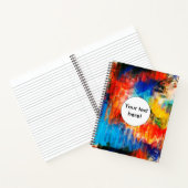 Carnet Texture colorée (Intérieur)