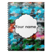 Carnet Texture colorée (Devant)