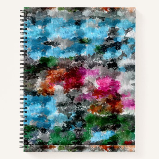 Carnet Texture colorée (Devant)