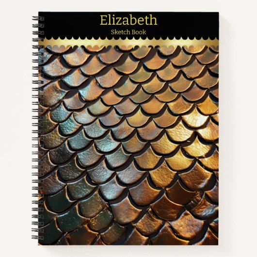 Carnet Texture complexe de la peau d’un serpent venimeux (Devant)