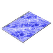 Carnet Texture croûtée bleue (Côté gauche)