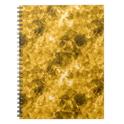 Carnet Texture crumplée jaune (Devant)