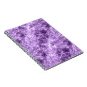 Carnet Texture crumplée violet foncé (Côté Droit)