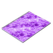 Carnet Texture crumplée violette (Côté gauche)