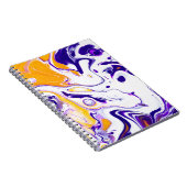 Carnet Texture d'art fluide : peintures tourbillonnantes. (Côté Droit)