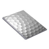 Carnet Texture de balle de golf blanche gaufree (Côté Droit)