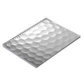 Carnet Texture de balle de golf blanche gaufree (Côté gauche)