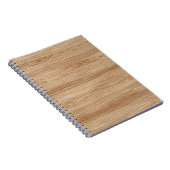 Carnet Texture de bois de chêne clair naturel (Côté Droit)