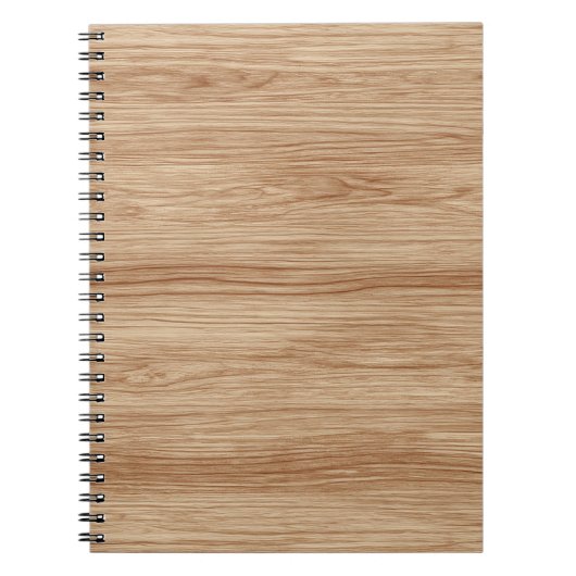 Carnet Texture de bois de chêne clair naturel (Devant)