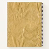 Carnet Texture de carton ondulé (Dos)