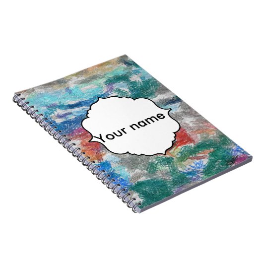 Carnet Texture de crayons (Côté Droit)