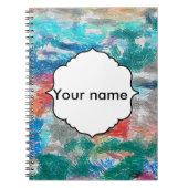 Carnet Texture de crayons (Devant)