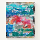 Carnet Texture de crayons (Dos)
