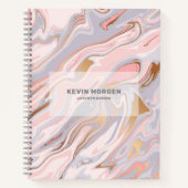 Carnet Texture de faux marbre moderne (Devant)